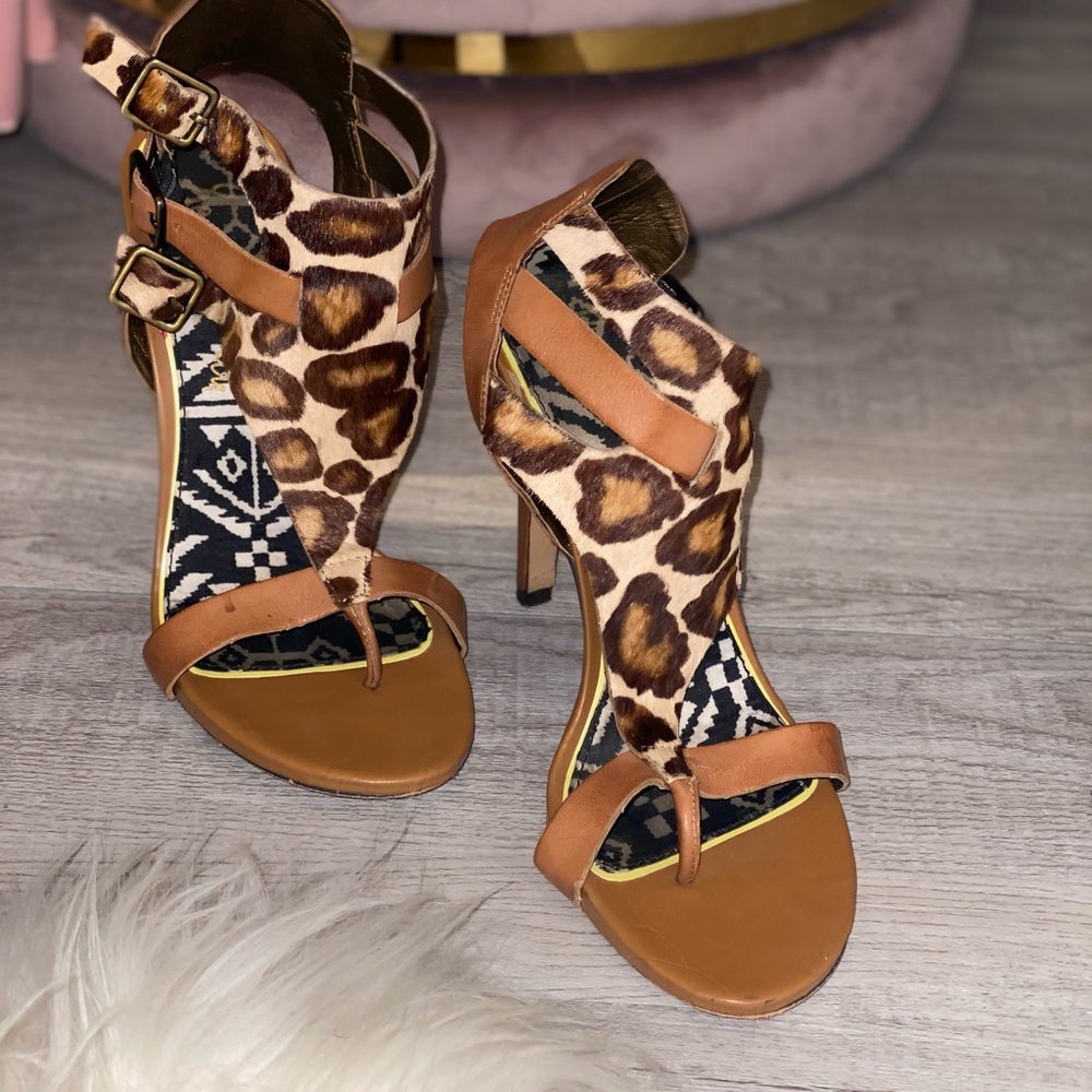 Sam Edelman s-Lucia leopard sandal 7.5
